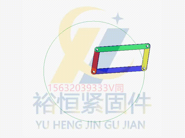 图011 从动曲柄上A点的轨迹.gif